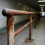 Ночная сырость и ускорение коррозии перил в подземных переходах