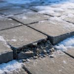 Почему мороз разрушает кромки уличной керамической плитки зимой