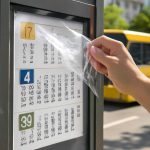 Как солнечный свет разрушает пленку на автобусных расписаниях