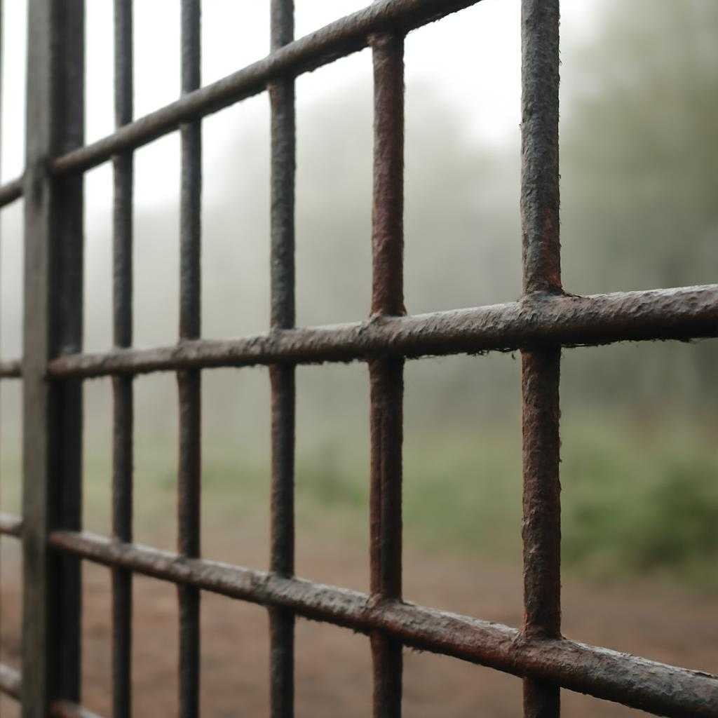 потемнения на металлических решетках после тумана