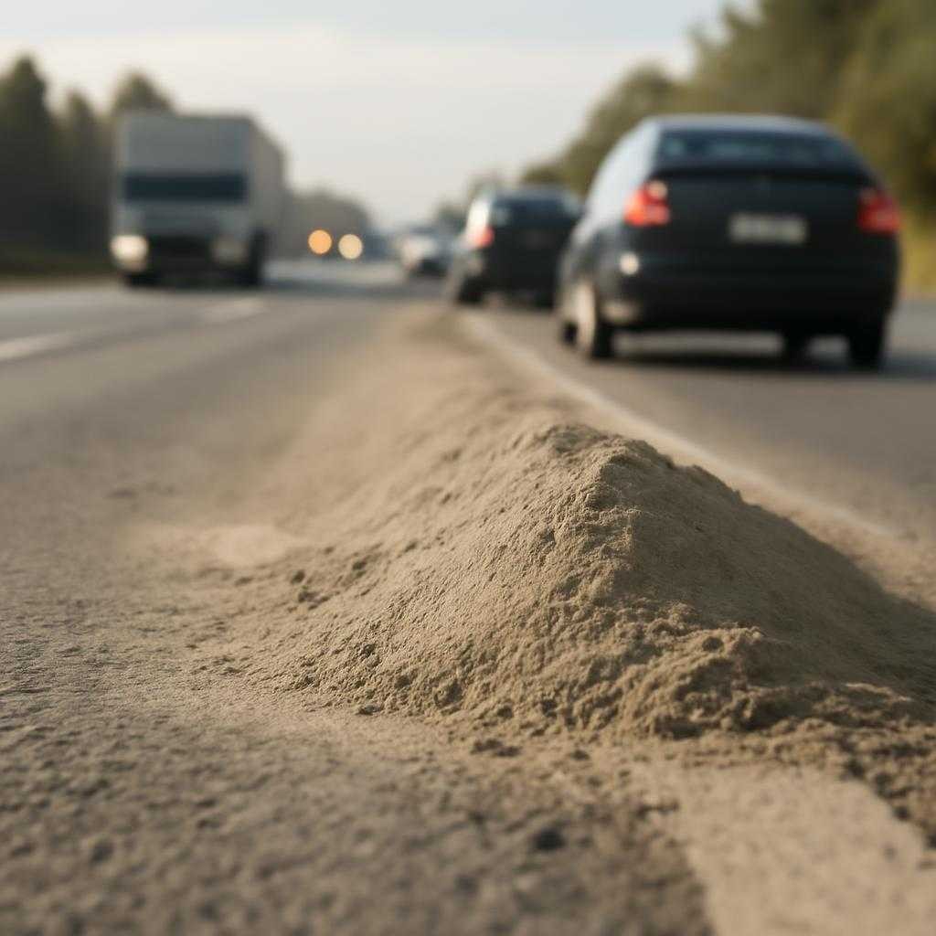 пыль с магистралей