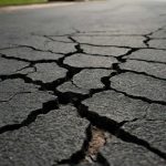 Летняя жара и растрескивание резиновых покрытий площадок