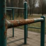 Почему на уличных турниках появляются следы коррозии после ночной влаги