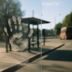 Почему на стеклянных перегородках остановок заметны следы пыли