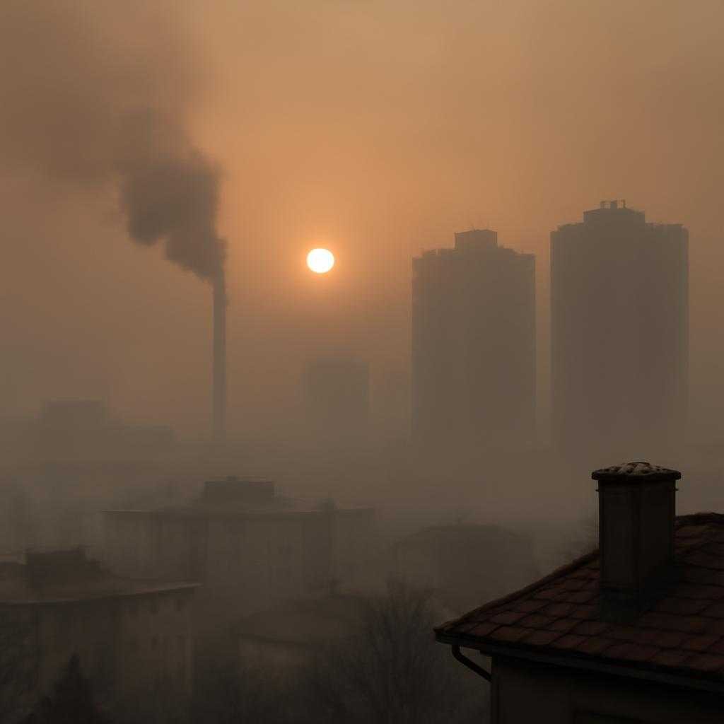 вечерний смог