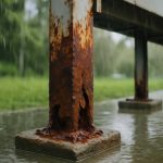 Почему весенний дождь ускоряет коррозию уличных фонарных опор