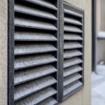 Как зимняя пыльца оседает на фасадных решетках и портит вид